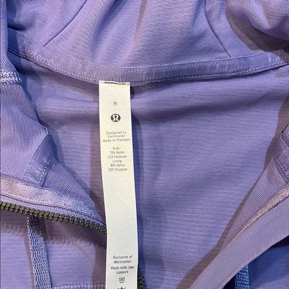 Lululemon Purple Zip Up - Picture 4 of 5